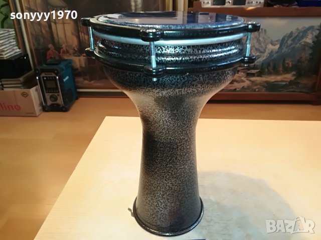 ТАРАМБУКА МЕТАЛИК ОТ СИРИЯ 30Х20СМ 0302231843, снимка 5 - Ударни инструменти - 39544440