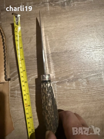 Много здрав ръчно изработен ловен нож, снимка 5 - Ножове - 52861301