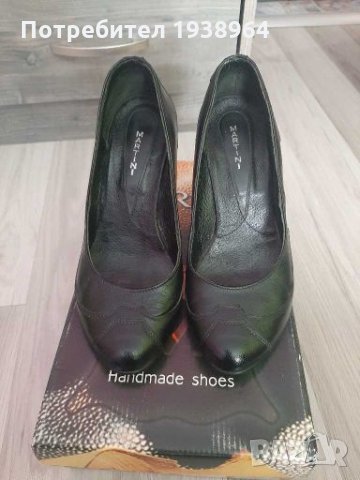 Обувки Мартини 38н естествена кожа , снимка 2 - Дамски обувки на ток - 28261936