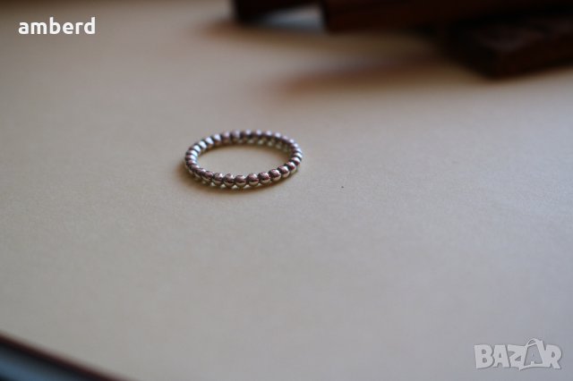 Нежно сребърно пръстенче R054 , снимка 7 - Пръстени - 28854089