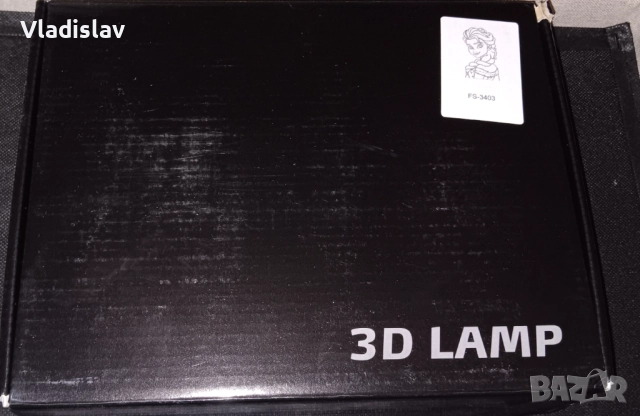 Холограмна 3D лампа Елза, нощна лампа за детска стая, LED лампа за хол, снимка 9 - Лед осветление - 52160284