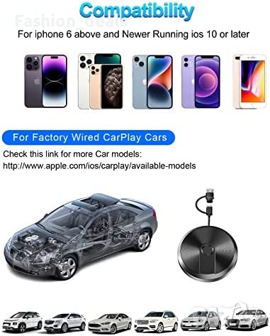 Нов Безжичен адаптер за Carplay на iPhone Донгъл за кола / автомобил, снимка 4 - Друга електроника - 40388087