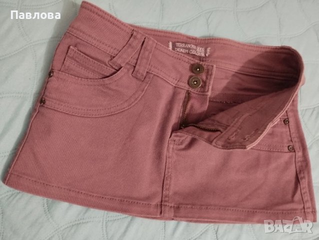 Нови! дънкова пола и бюстие за17лева