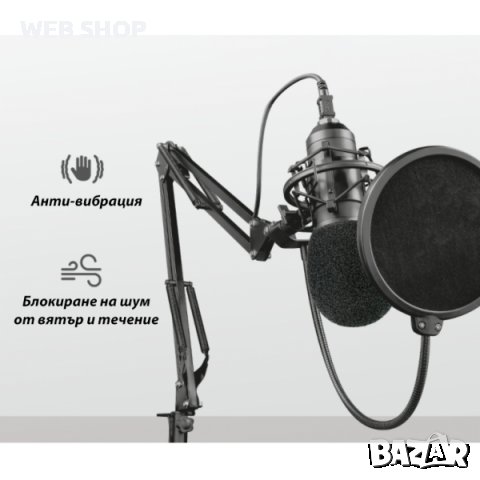 Професионален микрофон за студио и звукозапис, снимка 6 - Микрофони - 33008097