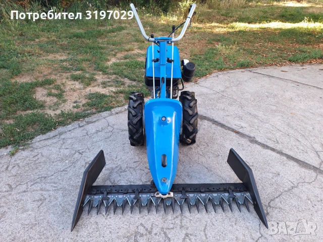 Палцова косачка BCS 730 10к.с.АСМЕ двуколка 115см косилен апарат, снимка 2 - Градинска техника - 50586078