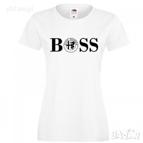 Дамска тениска Alfa Romeo BOSS, снимка 3 - Тениски - 32834692