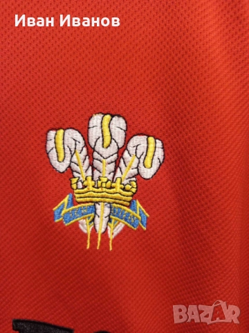 Оригинална ретро ръгби фланелка на Уелс, снимка 8 - Други спортове - 51706593