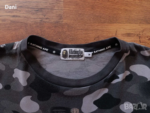 A Bathing Ape Bape Camo Tiger тениска, снимка 3 - Тениски - 50620724