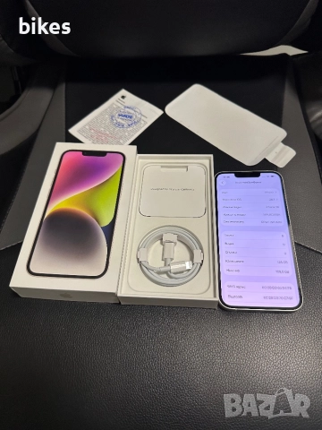 iPhone 14 white 128gb БЕЗУПРЕЧЕН, снимка 5 - Apple iPhone - 52748777