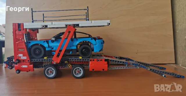 Lego Technic 42098 Автовоз + 42093 Chevrolet Corvette ZR1, снимка 10 - Конструктори - 49110776