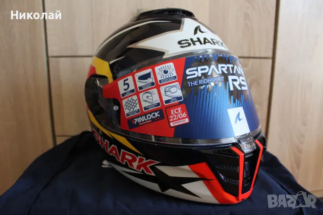 Каска Shark Spartan RS, снимка 4 - Аксесоари и консумативи - 49441783