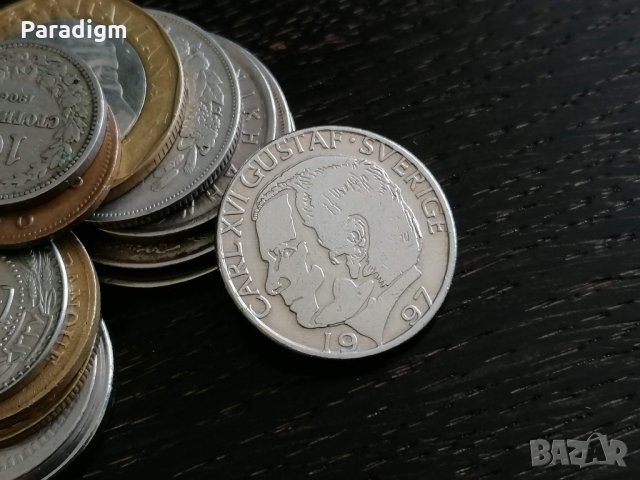 Монета - Швеция - 1 крона | 1997г., снимка 2 - Нумизматика и бонистика - 28682471