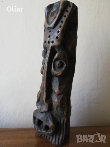 Много интересна и нестандарна глава от дърво. Маска., снимка 2 - Други - 50755647