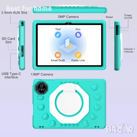 Таблет 2026 Android 15 с EVA силиконов защитен калъф, 24GB + 256GB/2TB, детски таблет 11 инча, снимка 9 - Таблети - 53442777