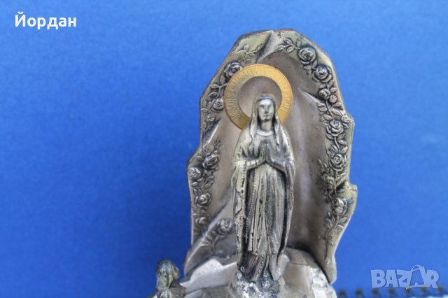 Стара метална фигурка с латерна -мелодия ''Ave Maria", снимка 2 - Колекции - 40485620
