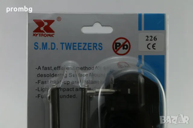 SMD инструмент за разпояване, поялник тип пинсети 230V, 2x20 W, Германия, снимка 2 - Поялници и запояване - 49553215