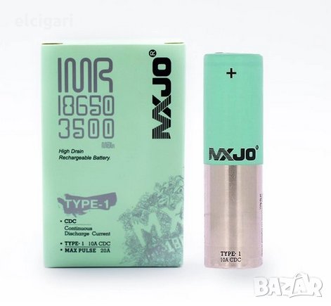Батерия MXJO 18650 3500mAh 20A 3.7V, снимка 1