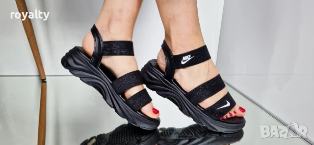 Nike черни дамски сандали , снимка 2 - Сандали - 51229509