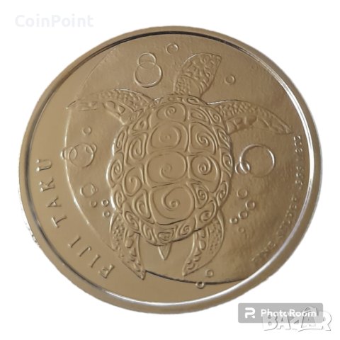 Сребърна монета 1/2oz 1$ Fiji 2013 Костенурка