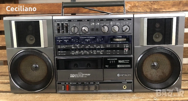 Радиокасетофон HITACHI TRK 9100E(Japan), снимка 3 - Радиокасетофони, транзистори - 53248317