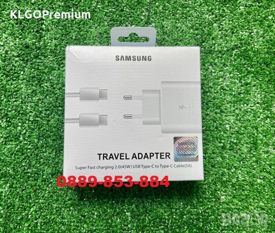 Super Fast Charge Бързо зарядно адаптер Samsung S10 S20 S21 Note 20 10