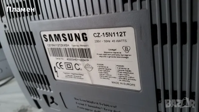 Телевизор SAMSUNG 15" CZ-15N112Т , снимка 5 - Телевизори - 49990073
