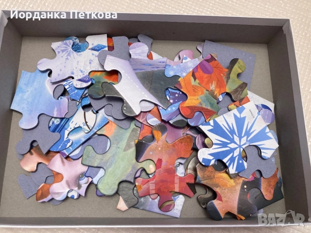 Лот пъзели Замръзналото кралство, снимка 5 - Пъзели - 52593372
