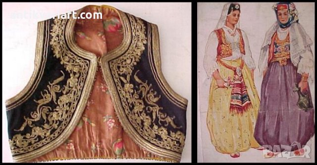 19 век Турско Ислямско Женско Елече, снимка 2 - Антикварни и старинни предмети - 27612710