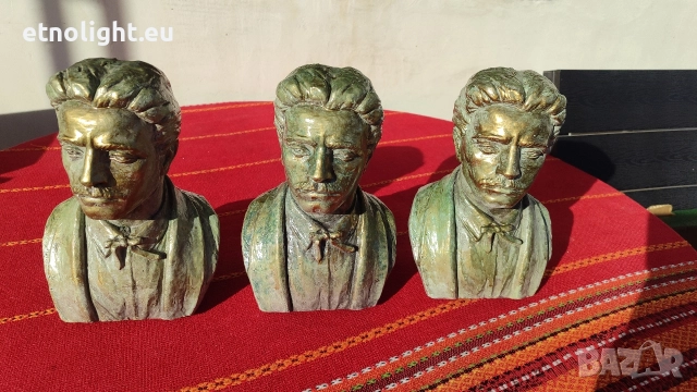 Бюстове на Христо Ботев и Васил Левски изработени от майстор от бетон , снимка 7 - Статуетки - 52747652