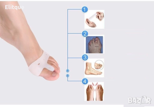 Два броя силиконови разделители за изпъкнали кокалчета, снимка 8 - Други - 52888652