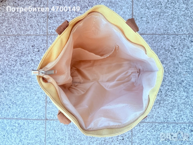 Платнената чанта предлага голям капацитет и е подходяща за работа и ежедневна употреба., снимка 3 - Чанти - 53534244