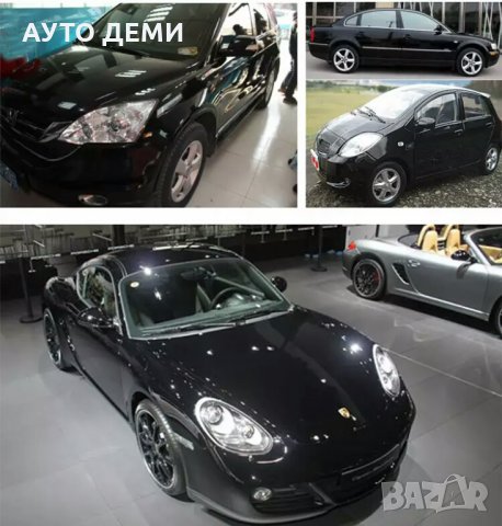 Черен гланц фолио стикер за залепване на кола автомобил джип бус ван пикап, снимка 8 - Аксесоари и консумативи - 33084863