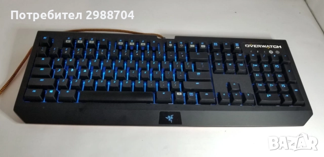 Геймърска клавиатура Razer Blackwidow chroma overwatch, снимка 7 - Клавиатури и мишки - 51685737