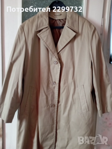 Мъжки шлифер № 52 с топла сваляща се подплата