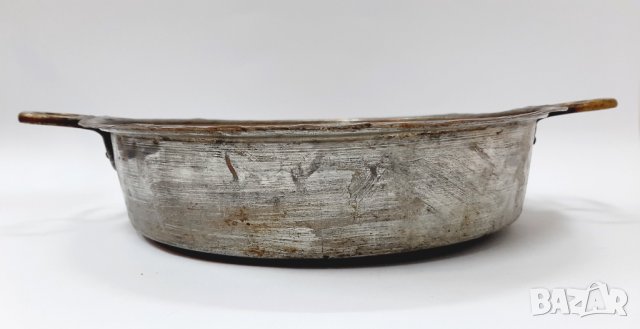 Старинна медна тава 1932, маркировки(9.3), снимка 3 - Антикварни и старинни предмети - 43603724