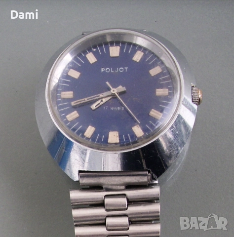 Съветски механичен ръчен часовник Poljot, снимка 7 - Антикварни и старинни предмети - 52923285