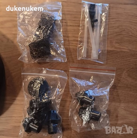 Соларен фонтан 3.5W, LED осветление, батерия 2200 mAh, 7 дюзи, снимка 10 - Градински мебели, декорация  - 52558939