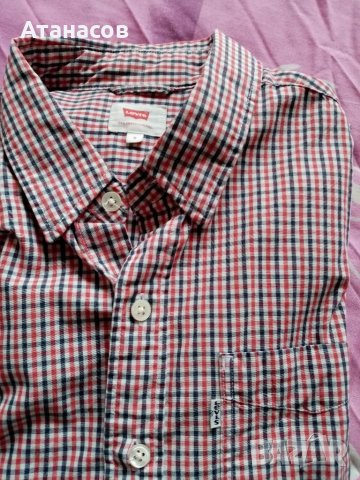 LEVIS Оригинална Унисекс карирана риза, снимка 1 - Ризи - 38030773