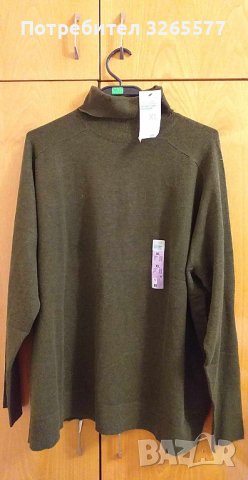 дамска блуза с дълъг ръкав, поло, снимка 2 - Блузи с дълъг ръкав и пуловери - 43339759