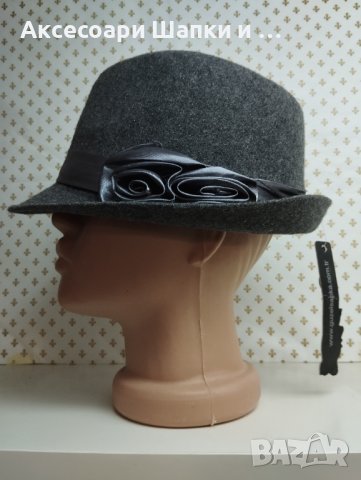 Дамска шапка бомбе лукс - дшб 61, снимка 2 - Шапки - 43307091