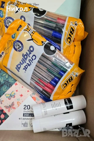 Палет с канцеларски и офис материали, и ученически пособия, снимка 3 - Ученически пособия, канцеларски материали - 53301329