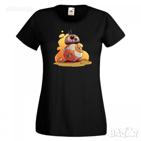 Дамска тениска Star Wars BB-8 WOMEN Star Wars Игра,Изненада,Подарък,Геймър,