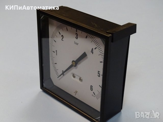 Манометър WIKA 0-6 bar, 145x145 mm, снимка 4 - Резервни части за машини - 34903248