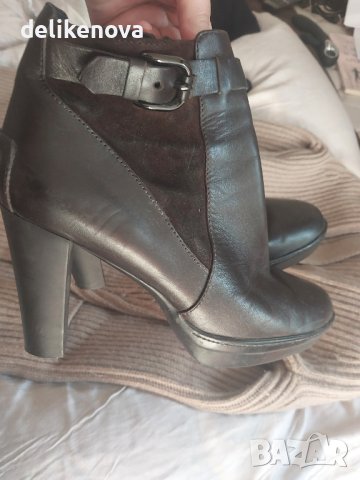 TOD'S Original. Size 38 1/2 Страхотни кожени боти, снимка 8 - Дамски боти - 43361810