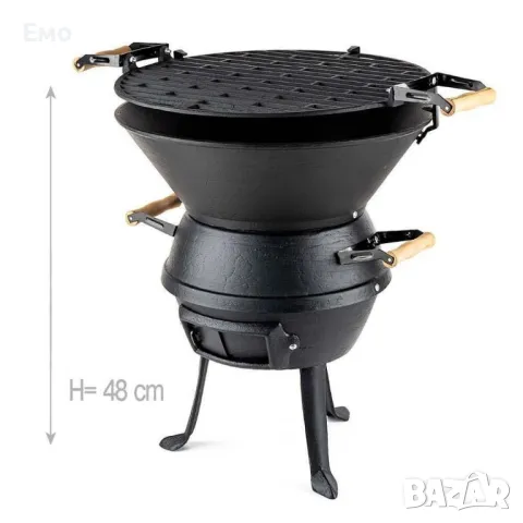 Чугунено барбекю  – високо качество и издръжливост - Muhler BQ, снимка 2 - Барбекюта - 48372742