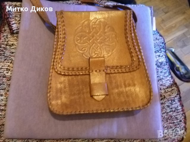 Женска чанта естествена кожа 280х250х65мм №15, снимка 2 - Чанти - 43186142