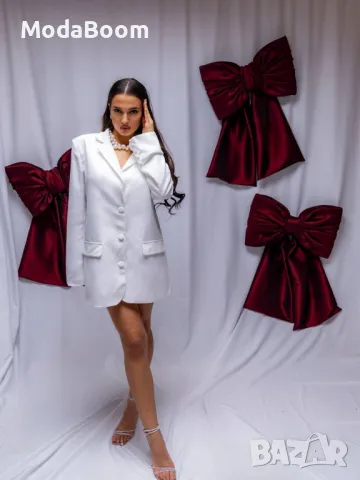 Дамско сако рокля , снимка 2 - Рокли - 48590502