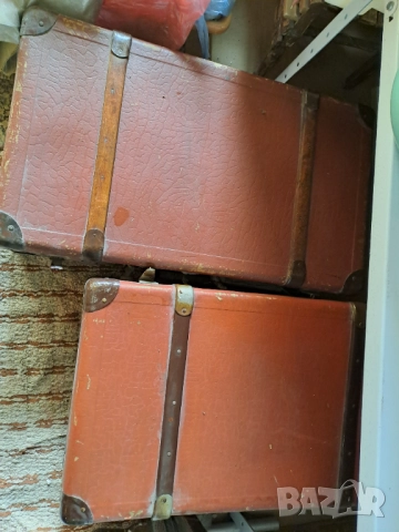Старинни куфари 2 бр., снимка 2 - Антикварни и старинни предмети - 51787494