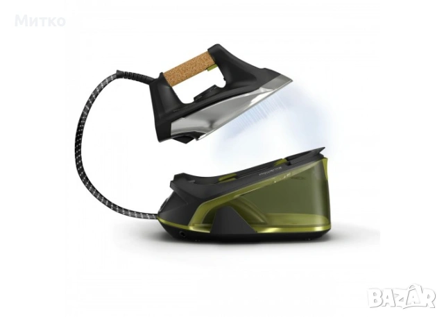 Парна ютия, Rowenta, Easy Steam VR7360, 2400 W, 270 г/мин/Зелен