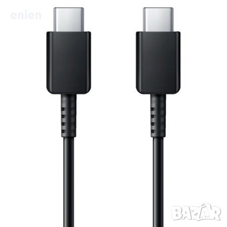 USB-C към USB-C кабел за Samsung S20 S21 A32 A42 A12 A21 и други, снимка 1 - USB кабели - 33518607